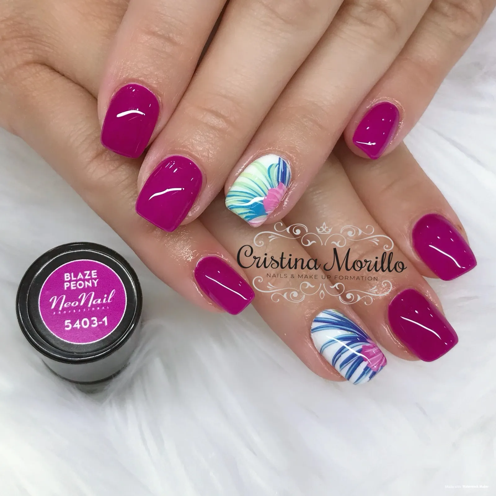 Trabajo de manicura de Cristina Morillo